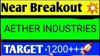 aether industries share, aether industries share latest news today, aether industries share news