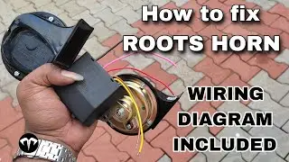 How to fix roots horn I Roots Horn wiring circuit I Tamilanmoto