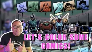 LIVE COMIC COLORING!
