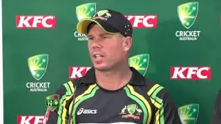 George Bailey and David Warner press conference - Jan 26th