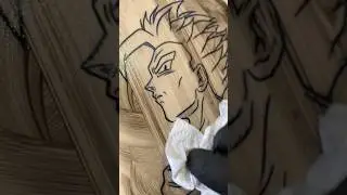 Ultimate Gohan Tattoo Linework Art #gohan #dbz #dragonball #anime #tattoo #artist #art