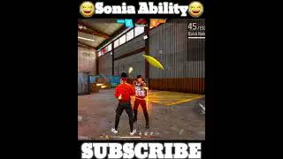 Sonia Character Ability 🔥 Free Fire New Character Sonia Ability Test 😂 #shorts #shortsfeed #Wff007