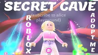 Secret Cave in adopt me Roblox how to combine 4 pets in one adopt me #roblox NEON PET