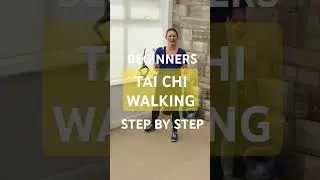 Как ходить по тайцзи для начинающих ##начинающиетайцзи #старшиетайцзи #тайцзи
