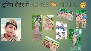 Horse Riding 🐎🐎 PTS MBD/// UPSI girl's training//👮✨ #training #khakhi #upsi #student #police #viral