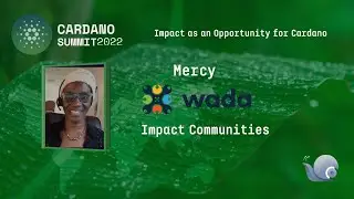 Impact as an Opportunity for Cardano - Cardano Summit 2022 - Wada