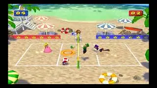 Mario Party 5- Beach Volleyball