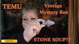 Late Night Temu and Vintage Mystery Box💥! Let's hang out 🌸 #friends #haul #mystery