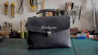 Briefcase #1 Кожаный портфель демо