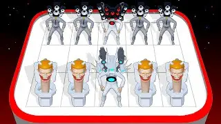 Merge Toilet: Monster Battle | Skibidi Toilet - War Attack Part 6 #skibiditoilet #casual