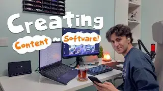 how I spend my days as a content creator + software engineer | habits, routines