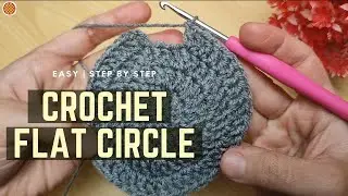 Crochet Flat Circle | How to Crochet a Circle for Beginners | Amberic