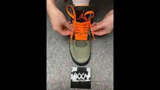 Sneaker lace tutorial.Jordan 4 Retro OG SP Undefeated (2025)#sneakers #sneakerhead