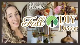 FALL CRAFTS & FALL DECOR 2021 // DOLLAR TREE DIY FALL DECORATING IDEAS