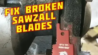 Save Your Expensive Broken Blades. EZ fix If you break your Sawzall or reciprocating saw blades.