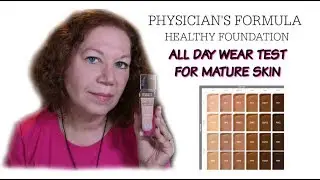Physician's Formula Healthy Foundation SPF 20 | All Day Wear Test - GRWM | Drugstore Dupe