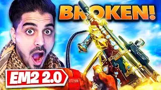 *NEW* EM2 2.0 SMG IS BROKEN OMG! (Cold War Warzone Rebirth Island)