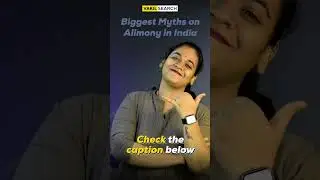 Facts and Myths on Alimony #shorts #ytshorts