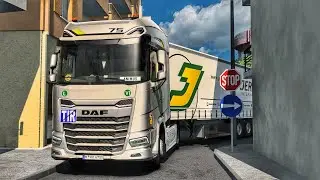 Narrow Coastal Drive to Steep Mountain Roads through Greece | #ets2 1.54