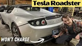 Tesla Roadster Can't DC Charge! Fixing The Aftermarket JdeMO Fast Charging Kit