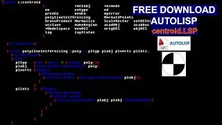Free download | AutoLisp | Centroid.lsp (AutoCAD) | C.O.G | Centroid