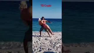 Beach Acro #shorts #beach #beachactivities #beachlife #swingdance #countrydance