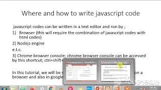 class JavaScript 2 - where and how to write JavaScript codes