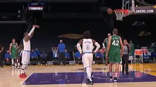 LeBron James has Shaqtin' moment with airball free throw 🤭 Lakers vs Mavericks