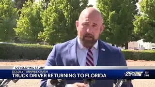 Florida lieutenant governor escorts suspect in fatal turnpike crash back from California