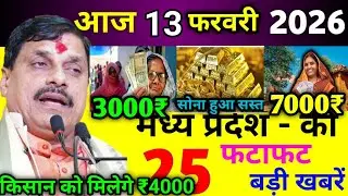31 January 2026 Madhya Pradesh News Today MP Ki Taja Khabar Madhya Pradesh Samachar Daily News 