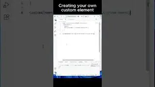 Create your own HTML element #webcomponents #webdevelopment #javascript #frontenddevelopment