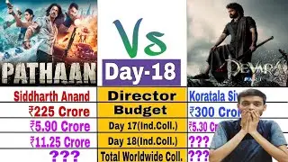 Devara box office collection day 18 / Devara Vs Pathan / NTR