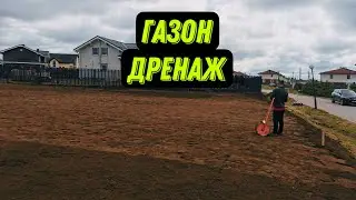 Идеальный Газон на участке за 1 день / дренаж на участке / Ливневка