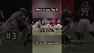NFL Top 5 RB&rsquo;s based on 2025 #nfl #top5 #nflhighlights #afc #nfc