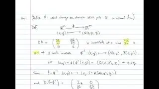 MAT1300 2024: Constant Rank Theorem