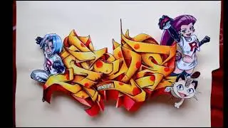 GRAFFITI POKEMON graffiti wildstyle Pok&eacute;mon 2021