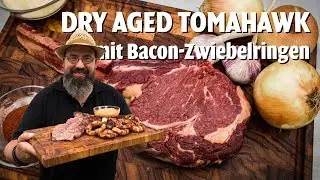 DON CARNE | Rezept | Dry Aged Tomahawk mit Bacon Zwiebelringen