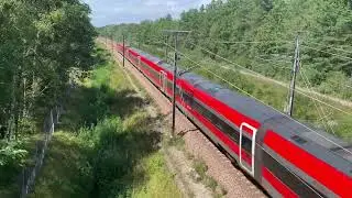 Les ligne de départ de Paris à Lyon sur les ligne LGV 2023