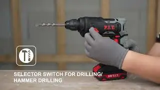 P.I.T 20V Cordless Rotary Hammer PBH20H-18A #cordlesstools #hammermdrill #rotaryhammer #powertools