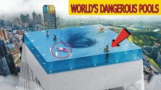 10 Most Dangerous and Strange Swimming Pools in the World In Hindi/Urdu | Swimming Pools | pool