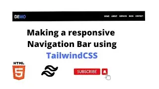 🔥MAKE A RESPONSIVE NAVIGATION BAR USING TAILWINDCSS🔥