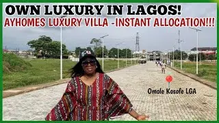 AYHOMES LUXURY VILLA/ LUXURY PROPERTY FOR SALE IN LAGOS MAINLAND/BUY AND BUILD LAND IN MAINLAND