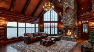 🌨️ Peaceful Winter Jazz Night | Chill Background Music for Relax & Focus