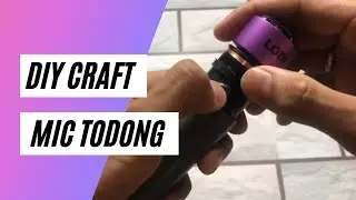 Cara Membuat Mic Todong | DIY Craft
