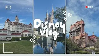 DISNEY VLOG 🐭🏰 | rundisney half marathon, all 4 parks