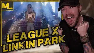 LINKIN PARK MEETS LEAGUE OF LEGENDS | LINKIN PARK ~ Heavy is the Crown REACTION