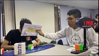 GIANFRANCO HUANQUI 3BLD SINGLE: 11.45 DNF (WR FAIL)
