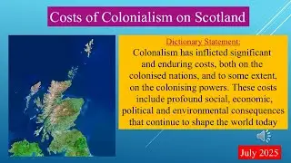 Costs of Colonialism on Scotland