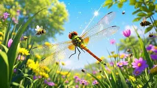 Itsy Bitsy Dragonfly | Fun Nature Rhyme for Kids | Nursery Rhymes & Songs for Children