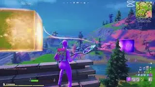 The Purple Cube and the Yellow Cube are fighting
